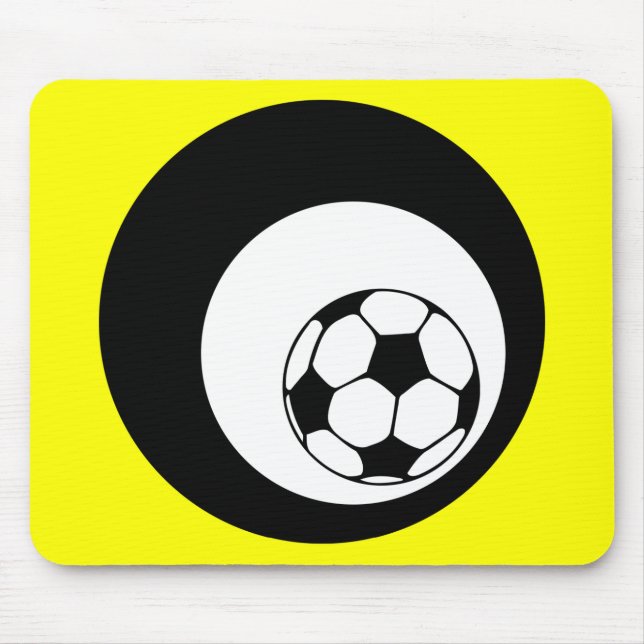 soccer : circles : mouse pad (Front)