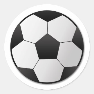Soccer Classic Round Sticker