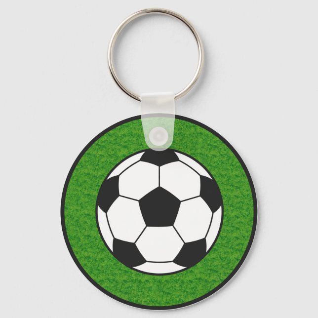 Soccer Club Dynamic Ball Keychain (Front)