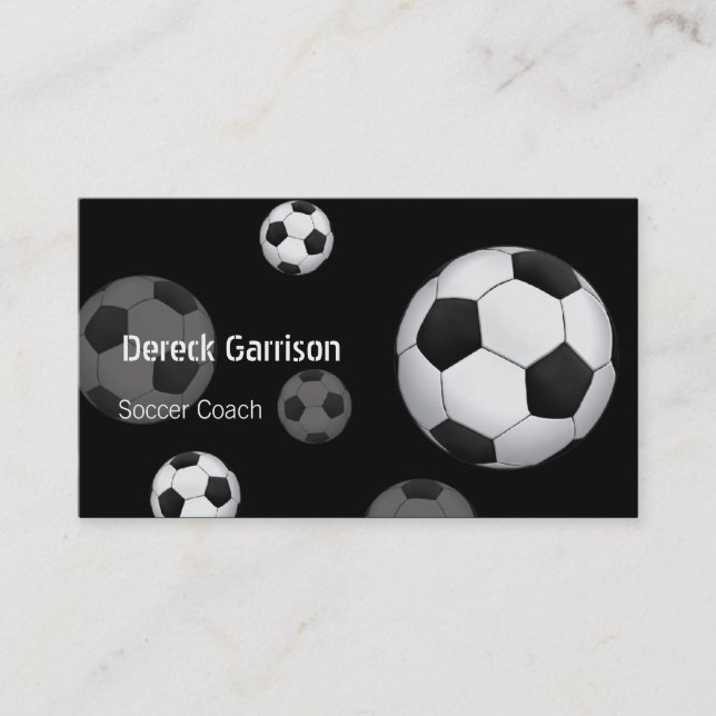 Soccer Coach Business Card (Front)
