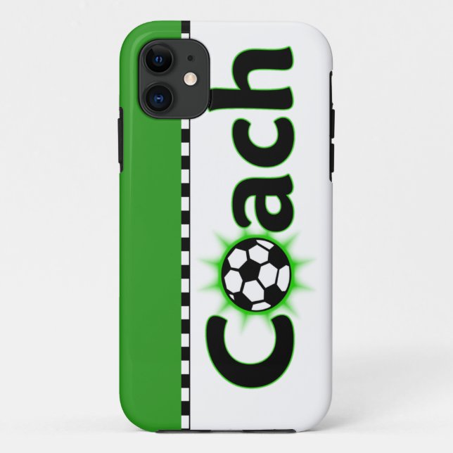 Soccer Coach Case-Mate iPhone Case (Back)
