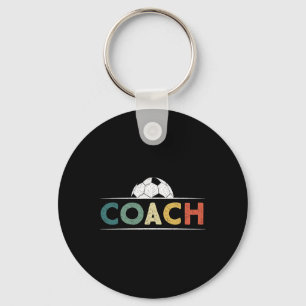 Soccer Coach Gifts Funny Retro Vintage Soccer Ll C Keychain