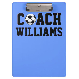 Soccer Coach Personalized Clipboard