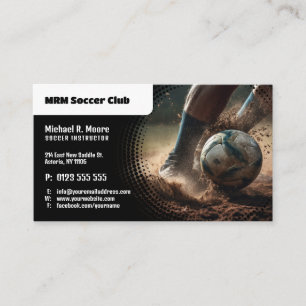 Soccer Coach   Professional Instructor Business Card
