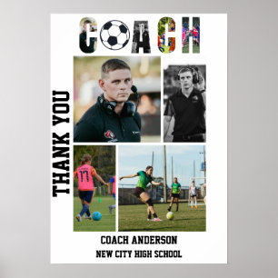 Soccer Coach Senior Night Graduation Poster