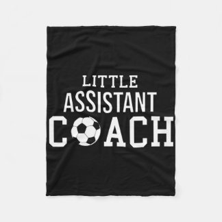 Soccer Coach Shirt - Little Istant Coach Child Hel Fleece Blanket
