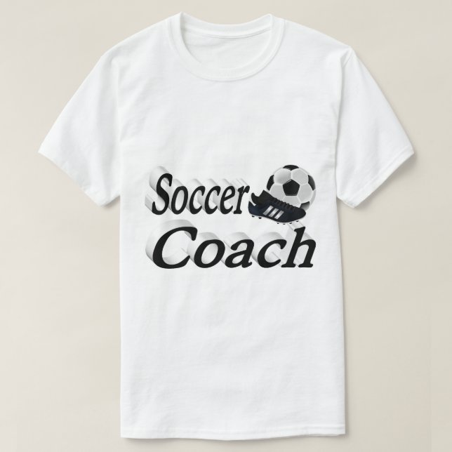 Soccer Coach T-Shirt (Design Front)