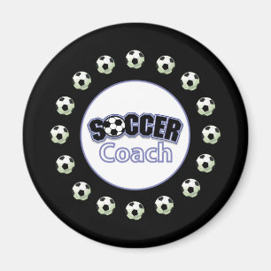 Soccer Coach Thank You, Balls Magnet
