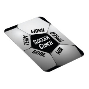 Soccer Coach Thanks Large Ball Magnet