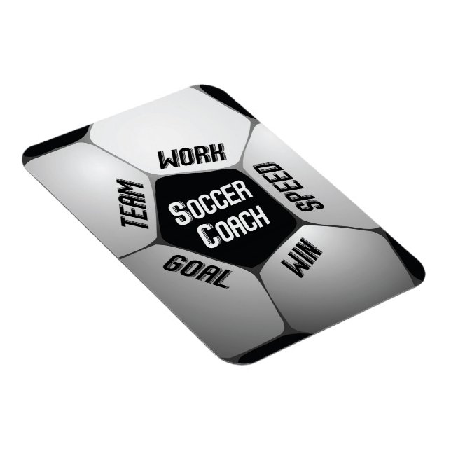 Soccer Coach Thanks Large Ball Magnet (Right Side)