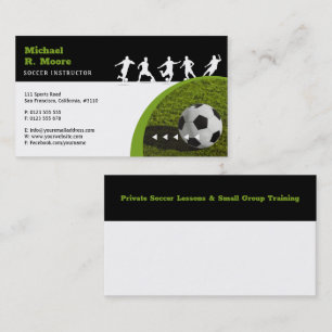 Soccer Coach Trainer   Sports Gifts Business Card