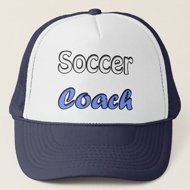 Soccer Coach Trucker Hat (Front)