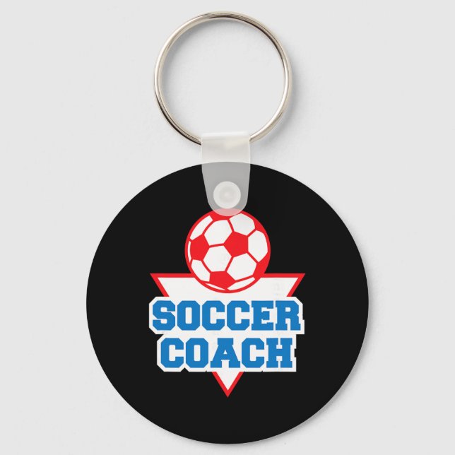 Soccer Coaching Appreciation  Keychain (Front)