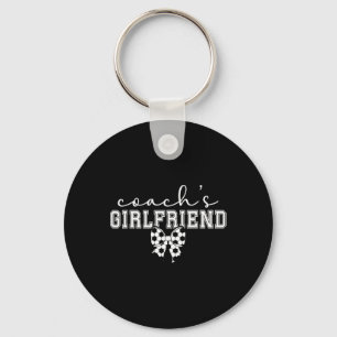 Soccer Coach's Girlfriend Coquette Soccer Coach Gi Keychain