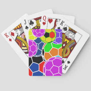 SOCCER COLLAGE PLAYING CARDS