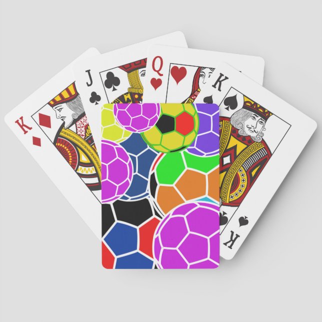 SOCCER COLLAGE PLAYING CARDS (Back)