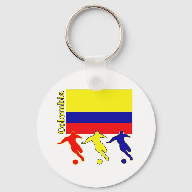 Soccer Colombia Keychain (Front)