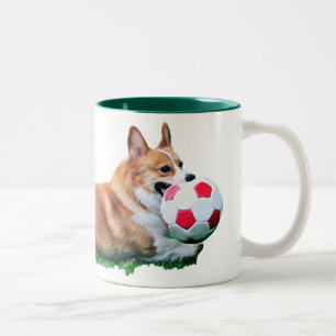 SOCCER CORGIS ROCK!!! MUG