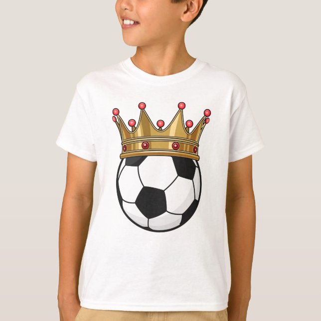 Soccer Crown King T-Shirt (Front)