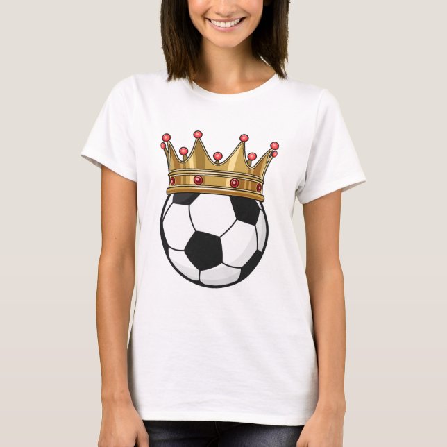 Soccer Crown King T-Shirt (Front)