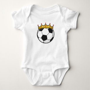 Soccer Crown Queen Baby Bodysuit