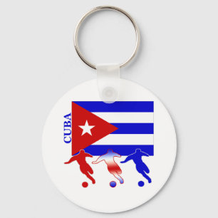 Soccer Cuba Keychain