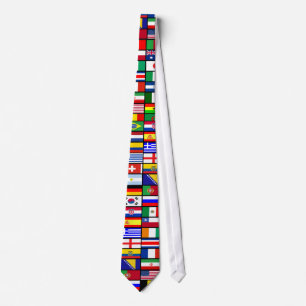 Soccer Cup Games Flags 2014 Tie