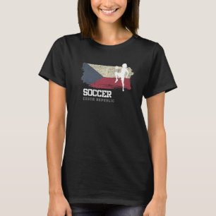 Soccer Czech Republic Flag Football Womens Soccer  T-Shirt