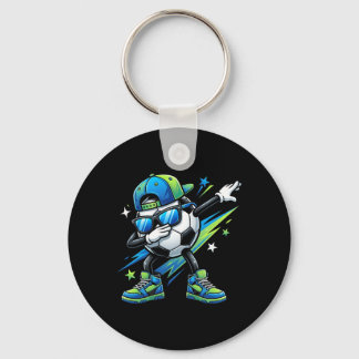 Soccer Dabbing Sports Cool Boys Girls Game Day Spo Keychain