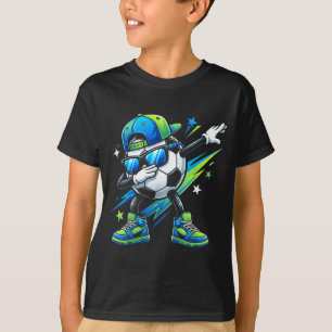 Soccer Dabbing Sports Cool Boys Girls Game Day Spo T-Shirt