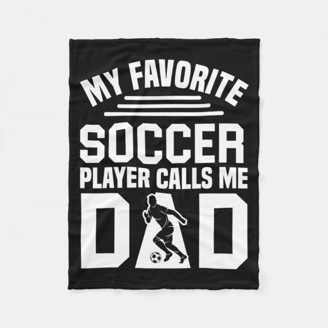 Soccer Dad 1 T Shirt  Fleece Blanket (Front)