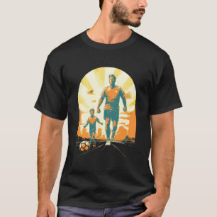 Soccer Dad Father Son Soccer Player Football Sport T-Shirt
