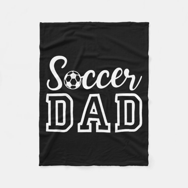 Soccer Dad  Fleece Blanket (Front)