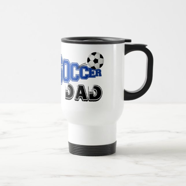 Soccer Dad Traveller /Commute  Ringer Mug (Right)