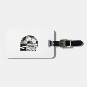 Soccer Dad Vintage Engraving Quote Vector Design_1 Luggage Tag