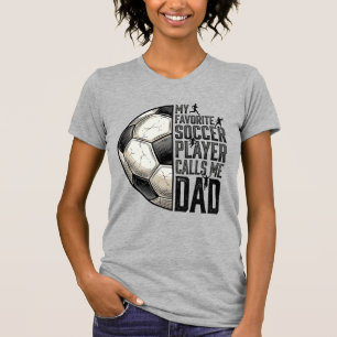 Soccer Dad Vintage Engraving Quote Vector Design_1 T-Shirt