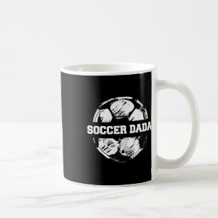 Soccer Dada Soccer Ll Split Funny Soccer Dad Coffee Mug