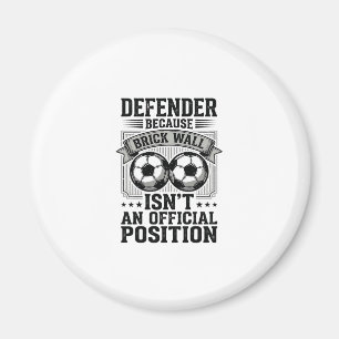 Soccer Defender Brick Wall Vintage Shirt Design_1 Magnet