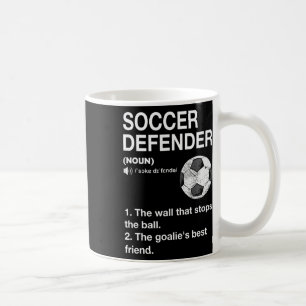 Soccer Defender Definition Soccer Player Footbyll  Coffee Mug