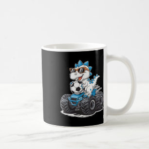 Soccer Dinosaur T-rex Monster Truck Kids Boys Girl Coffee Mug