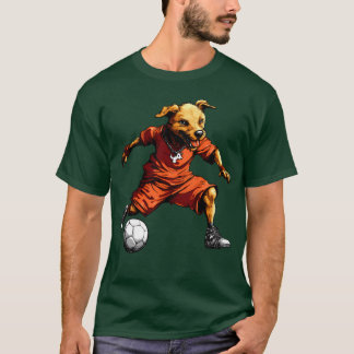 Soccer dog friend girl T-Shirt
