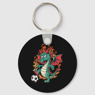 Soccer Dragon  Keychain