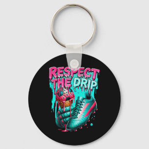 Soccer Drip Boys Ice Cream Drip Youth Respect The Keychain
