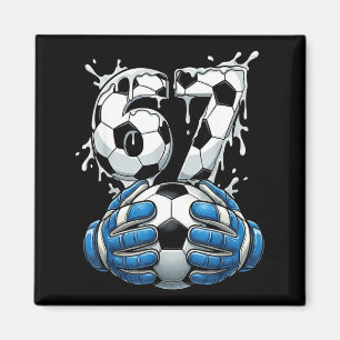 Soccer Drip Number 67 Boys Soccer Goalkeeper 67  Magnet