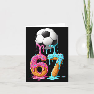Soccer Drip Number 67 Boys Soccer Player 67  Card