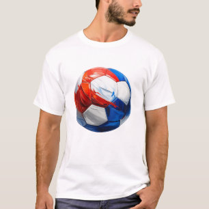 Soccer Dutch flag colors, name T-Shirt