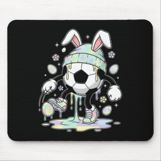 Soccer Easter Bunny Egg Drip Icecream Kids Boys Gi Mouse Pad