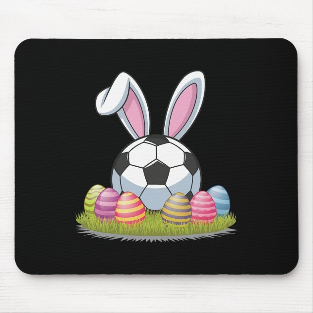 Soccer Easter  Mouse Pad (Front)