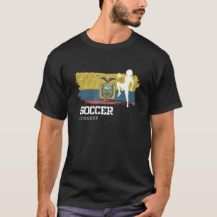 Soccer Ecuador Flag Football Womens Soccer Girls T-Shirt