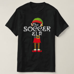 soccer elf family matching christmas T-Shirt